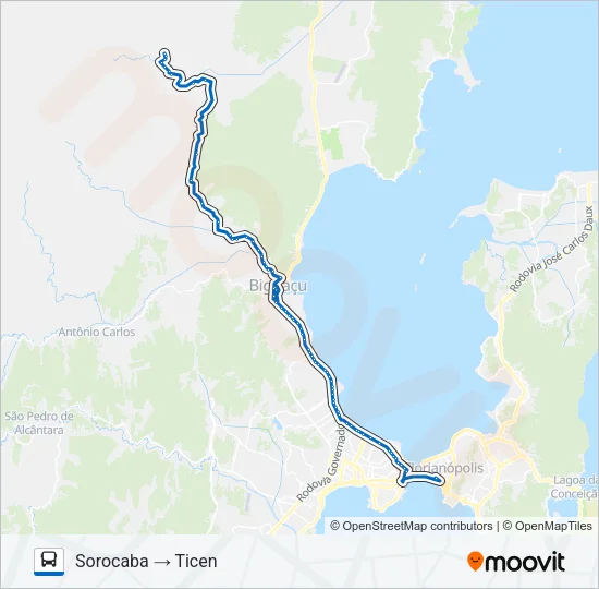 64200 SOROCABA Bus Line Map
