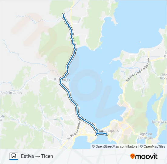 10900 SÃO MIGUEL Bus Line Map