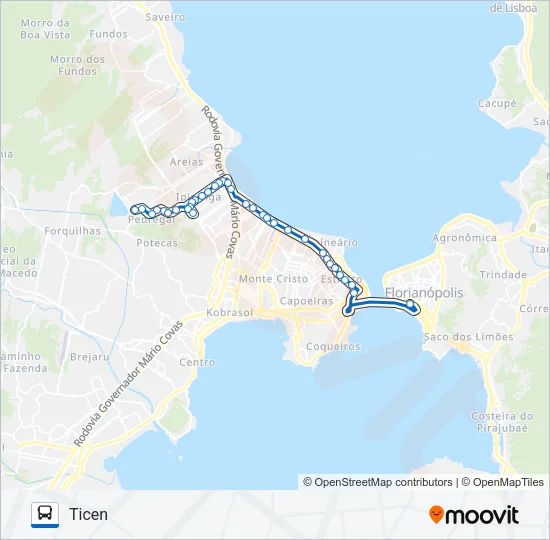 10400 BAIRRO IPIRANGA Bus Line Map