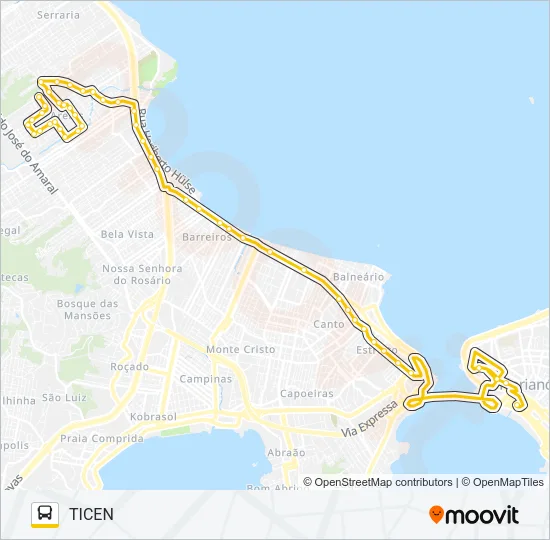 9902 EXECUTIVO DONA ADÉLIA Bus Line Map