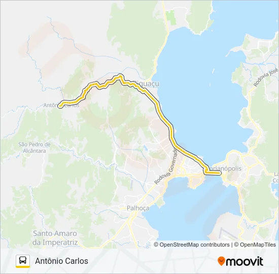 10501 EXECUTIVO ANTÔNIO CARLOS Bus Line Map