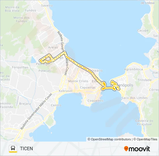 10401 EXECUTIVO BAIRRO IPIRANGA Bus Line Map