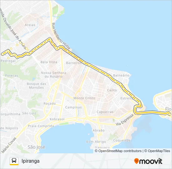 10401 EXECUTIVO BAIRRO IPIRANGA Bus Line Map