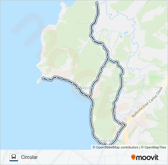 365 SAMBAQUI Bus Line Map