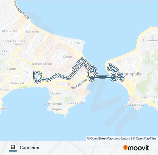 631 CAPOEIRAS Bus Line Map