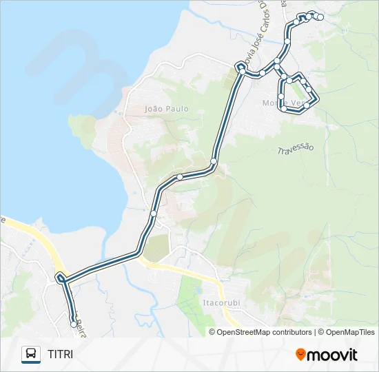 155 SOL NASCENTE Bus Line Map