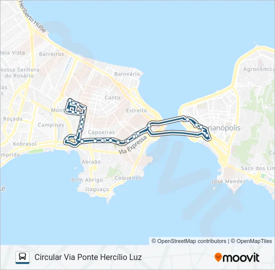 670 MONTE CRISTO Bus Line Map