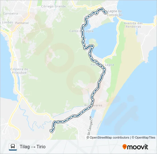 841 TILAG - TIRIO Bus Line Map