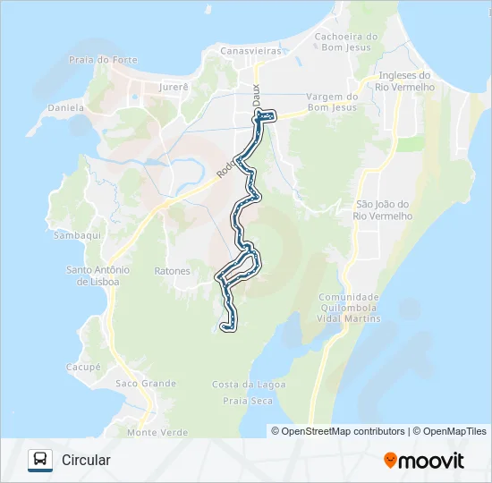 282 VARGEM PEQUENA Bus Line Map