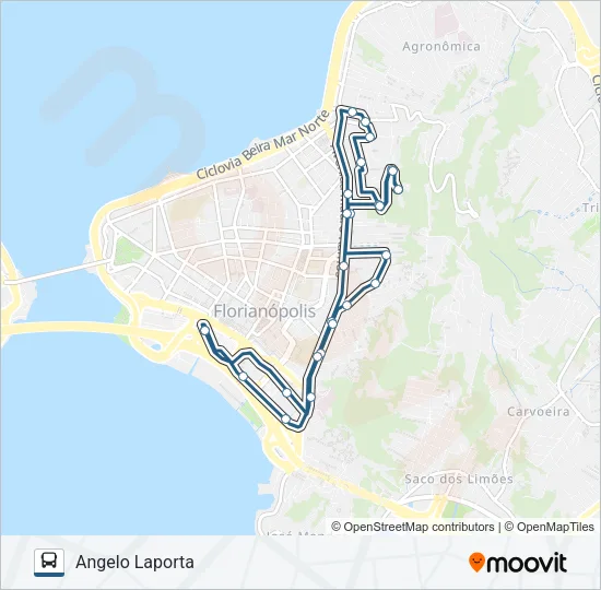 762 ANGELO LAPORTA Bus Line Map