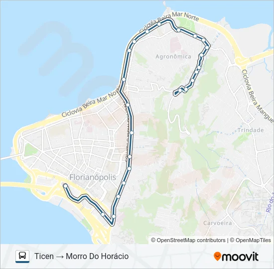 768 MORRO DO HORÁCIO Bus Line Map