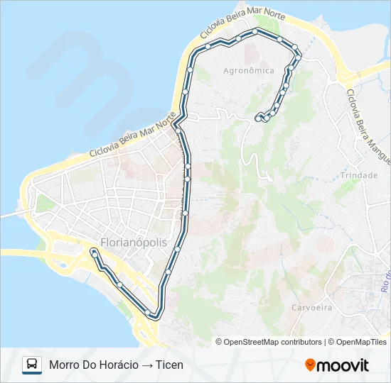 768 MORRO DO HORÁCIO Bus Line Map