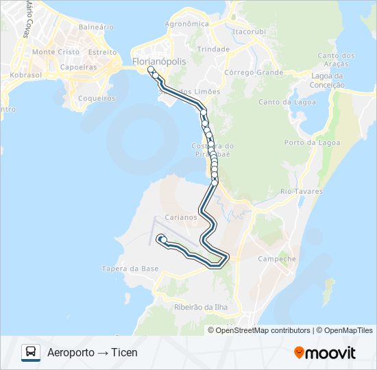 431 TICEN - AEROPORTO bus Line Map