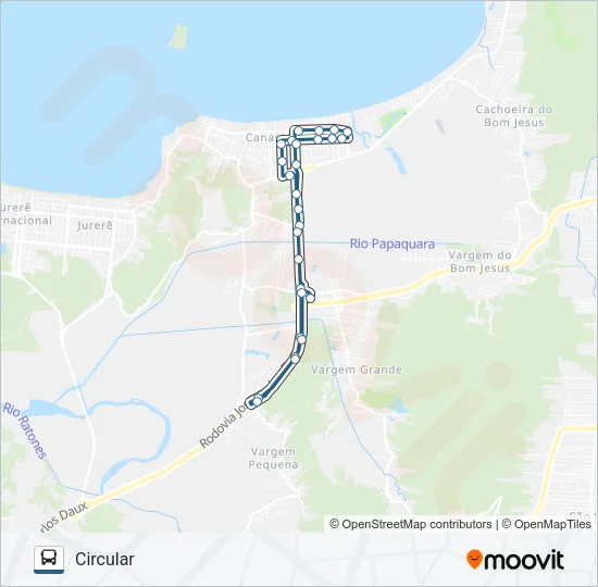 276 BALNEÁRIO CANASVIEIRAS Bus Line Map