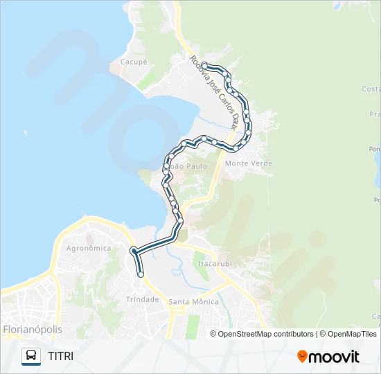 174 SACO GRANDE VIA JOÃO PAULO Bus Line Map