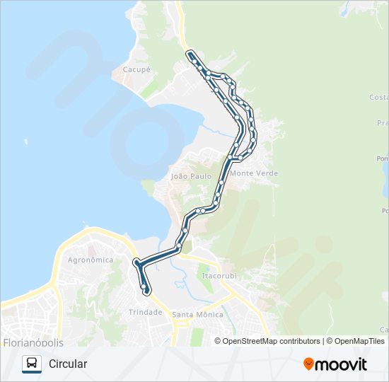 178 SACO GRANDE RETORNO SC-401 bus Line Map