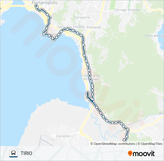 430 TIRIO - TICEN VIA COSTEIRA Bus Line Map
