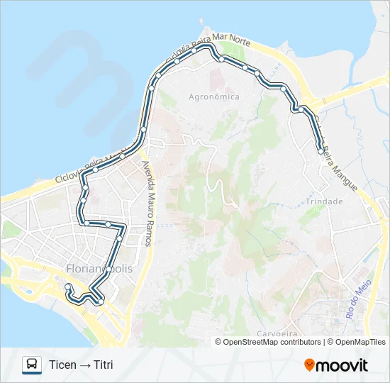 131 TITRI - TICEN VIA GAMA D'EÇA Bus Line Map