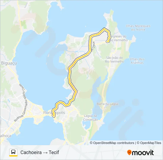 1126 EXECUTIVO CACHOEIRA Bus Line Map