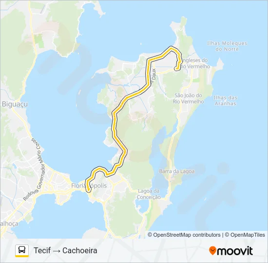 1126 EXECUTIVO CACHOEIRA Bus Line Map