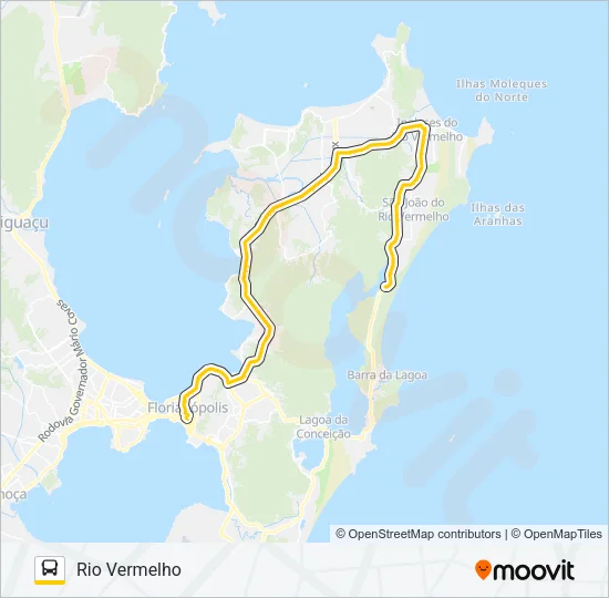 1125 EXECUTIVO RIO VERMELHO Bus Line Map