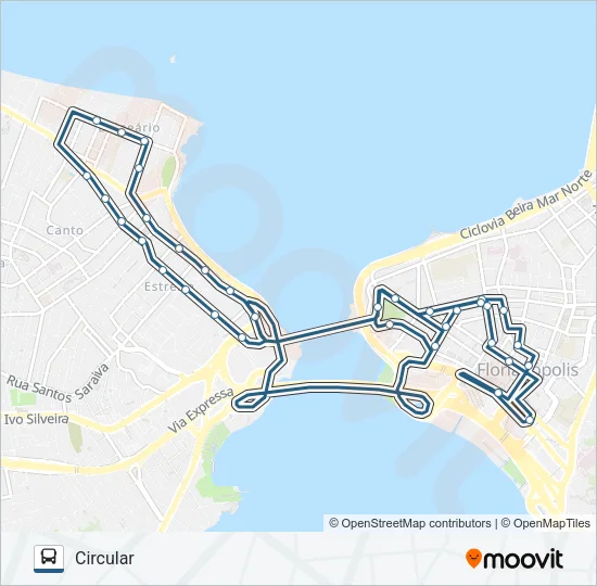673 PONTE VIVA Bus Line Map
