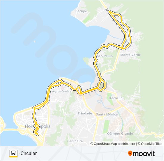 Mapa de 1117 EXECUTIVO JOÃO PAULO de autobús