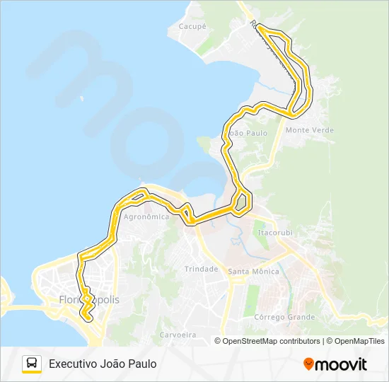1117 EXECUTIVO JOÃO PAULO Bus Line Map