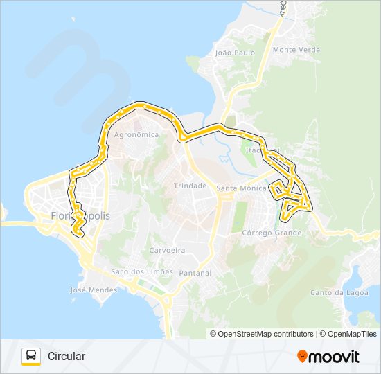 Mapa da linha 1113 EXECUTIVO PARQUE SÃO JORGE de ônibus