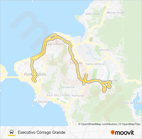1115 EXECUTIVO CÓRREGO GRANDE VIA GAMA D'EÇA Bus Line Map