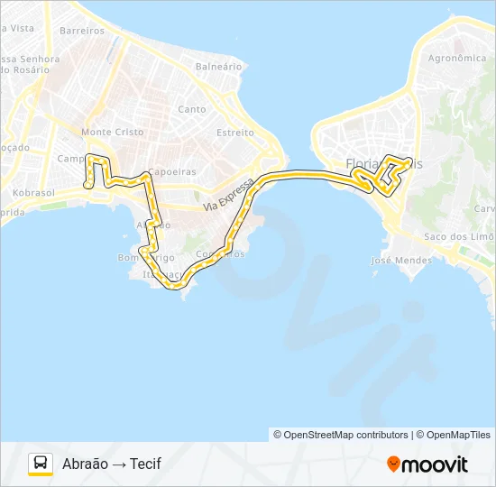 6220 EXECUTIVO ABRAÃO Bus Line Map