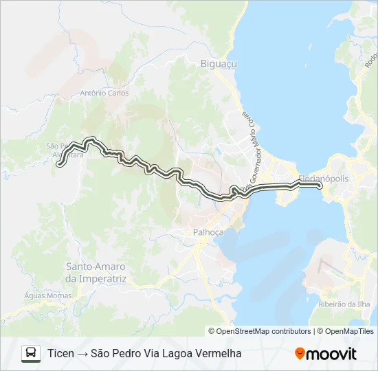 177 SÃO PEDRO DE ALCÂNTARA Bus Line Map