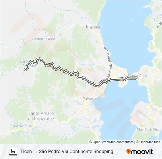 177 SÃO PEDRO DE ALCÂNTARA Bus Line Map