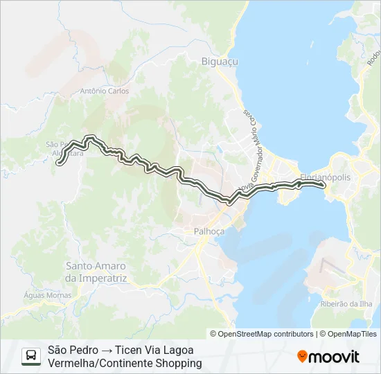 177 SÃO PEDRO DE ALCÂNTARA Bus Line Map