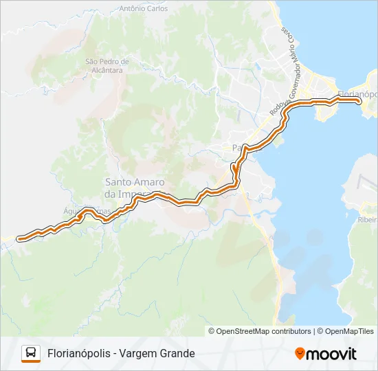 625 VARGEM GRANDE Bus Line Map