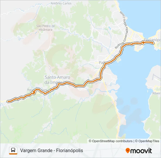 625 VARGEM GRANDE Bus Line Map