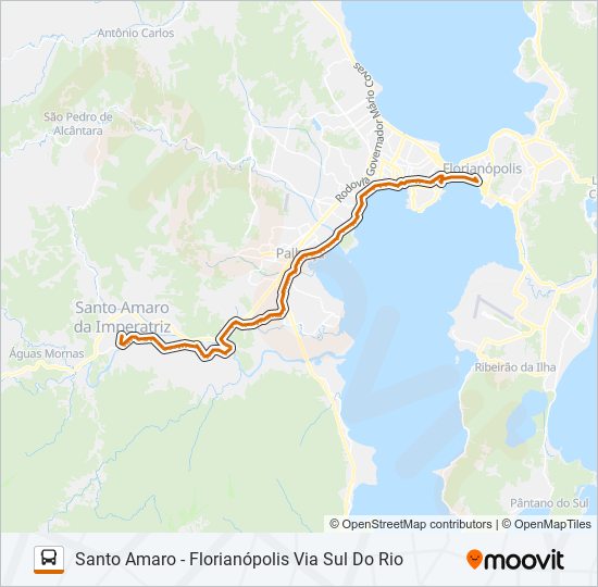 67 SANTO AMARO DA IMPERATRIZ bus Line Map