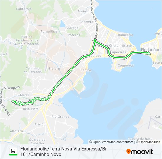 0280 bus Line Map