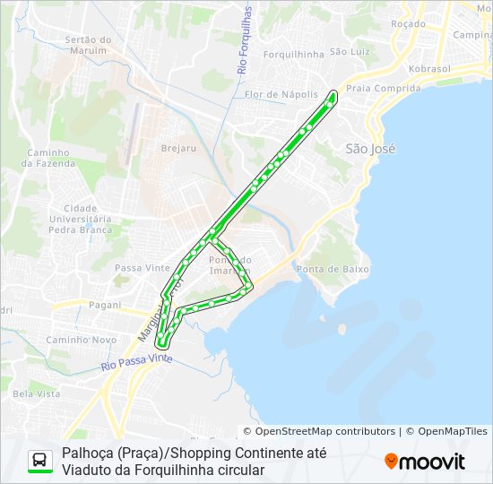 0243 bus Line Map