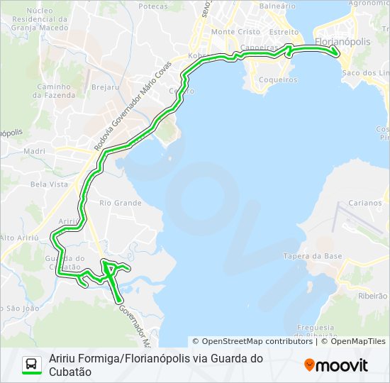 Mapa de 0352 de autobús