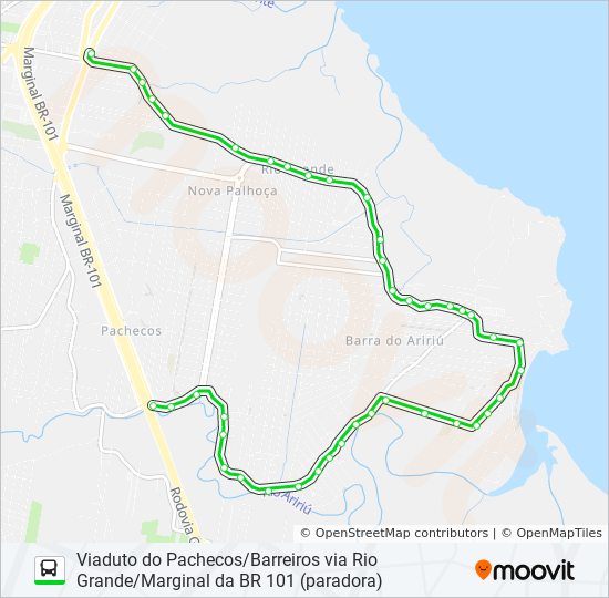 Mapa de 0270 de autobús