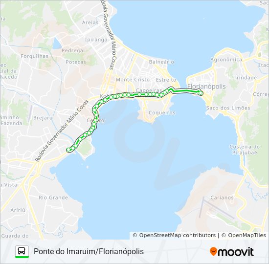 Mapa de 2060 de autobús