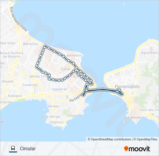 Mapa da linha 600 MADRUGADÃO CONTINENTE NORTE de ônibus