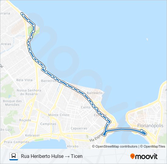 44201 HERIBERTO HULSE bus Line Map