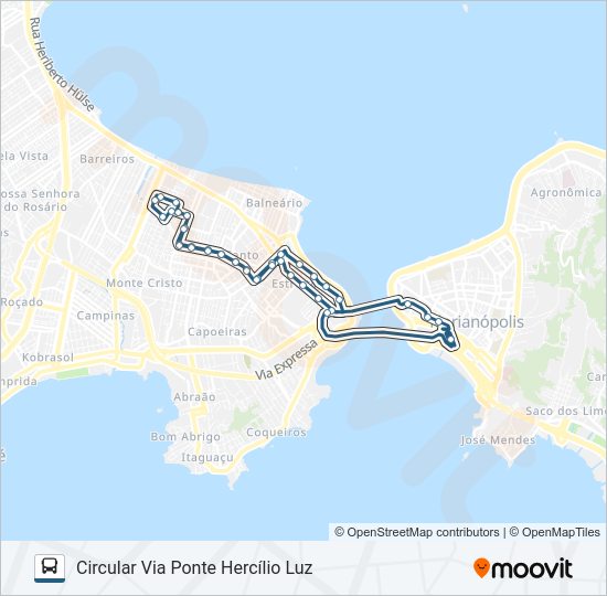 Mapa da linha 844 BAIRRO DE FÁTIMA de ônibus
