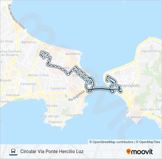 844 BAIRRO DE FÁTIMA Bus Line Map
