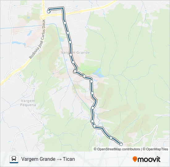 270 VARGEM GRANDE Bus Line Map