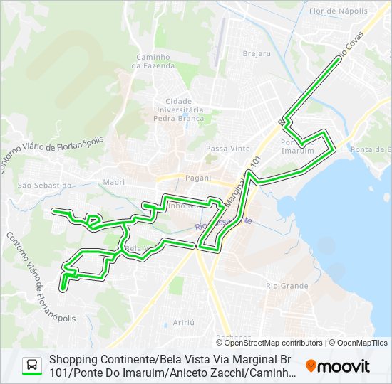 Mapa de 11290 de autobús