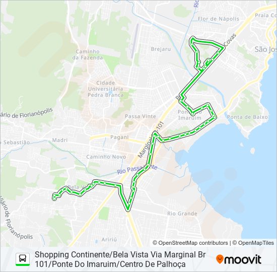 Mapa de 11290 de autobús