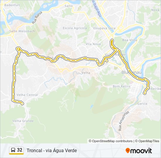 32 bus Line Map